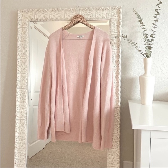 Madewell | Cozy Walker Long Cardigan Wisteria Dove - Picture 2 of 10